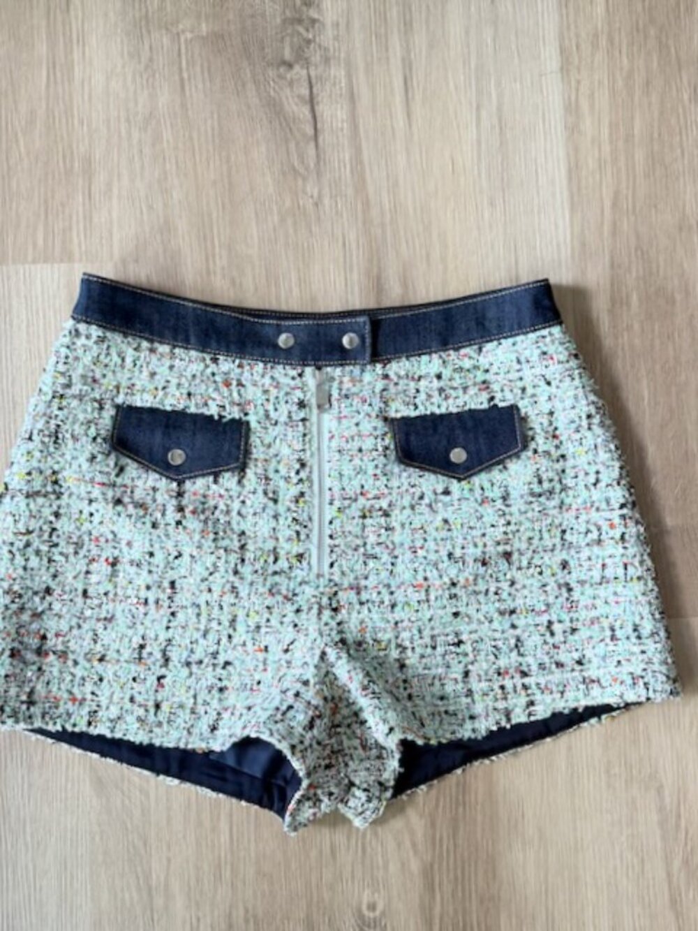 Cinq a Sept Christie Tweed Jacket Shorts Set 4/6 - Picture 9 of 14